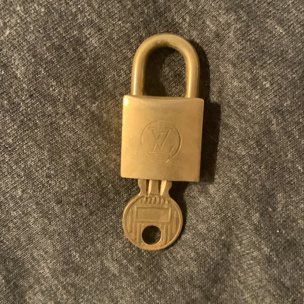 Louis Vuitton gold lock and key #215